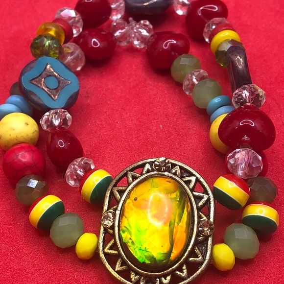 Weed Rasta bracelet - Picture 2 of 6